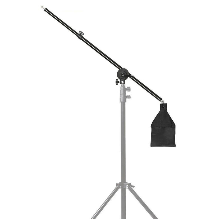 Telescopic Studio Lighting Boom Arm Set with Sandbag (78-140cm)