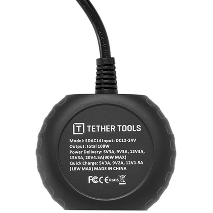 Tether Tools ONsite D-Tap to USB Type-C PD 90W Adapter