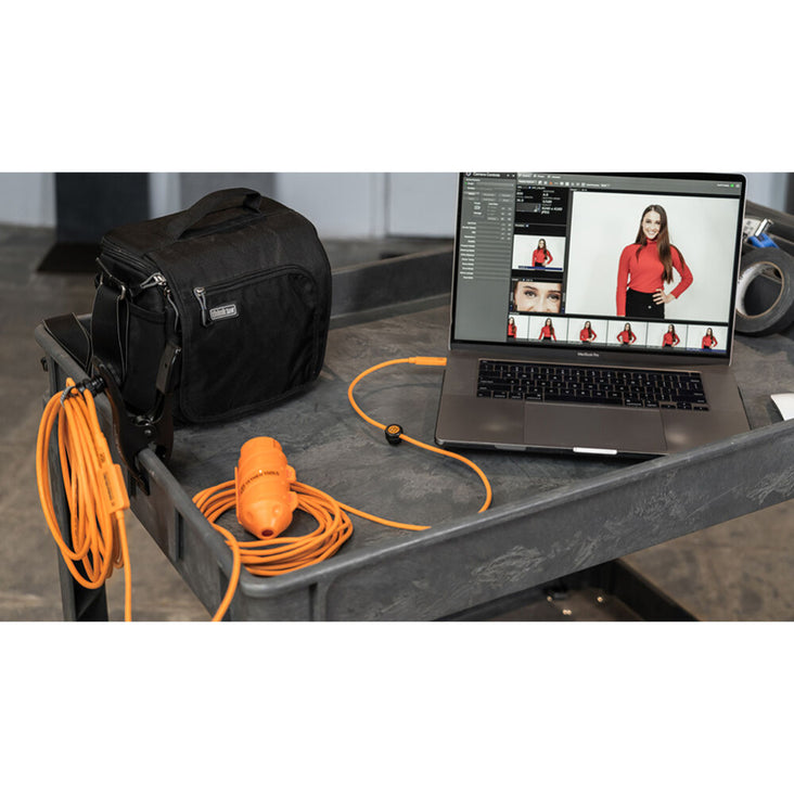Tether Tools TetherBoost Pro USB-C Cable System (31', Orange)