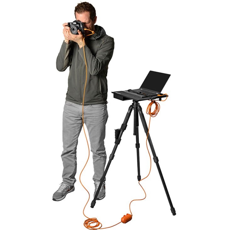 Tether Tools TetherBoost Pro USB-C Cable System (31', Orange)