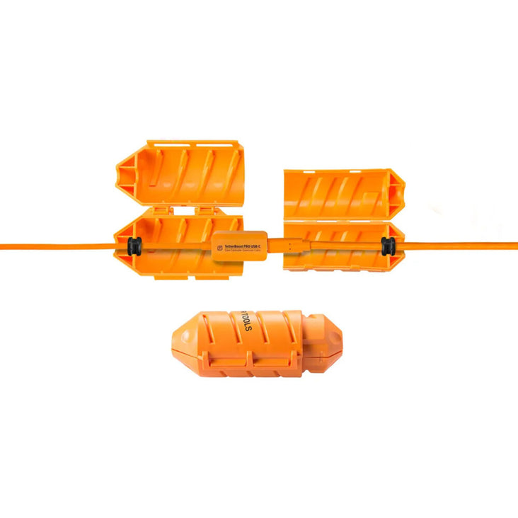 Tether Tools TetherBoost Pro USB-C Right-Angle Cable System (31', Orange)