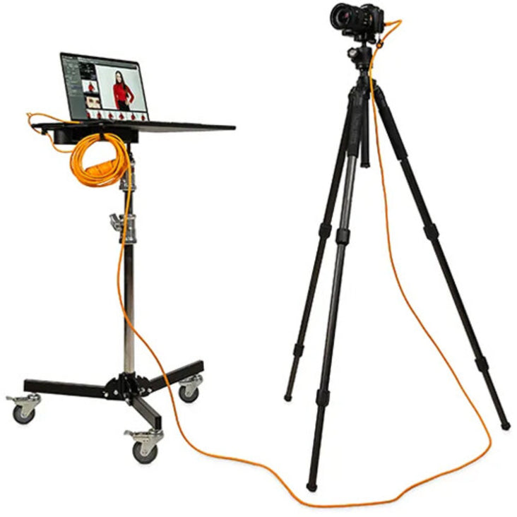 Tether Tools TetherBoost Pro USB-C Right-Angle Cable System (31', Orange)