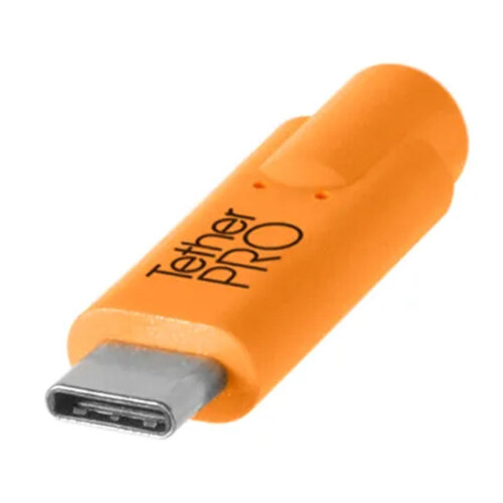 Tether Tools TetherBoost Pro USB-C to Micro-B Right-Angle Cable System (31', Orange)