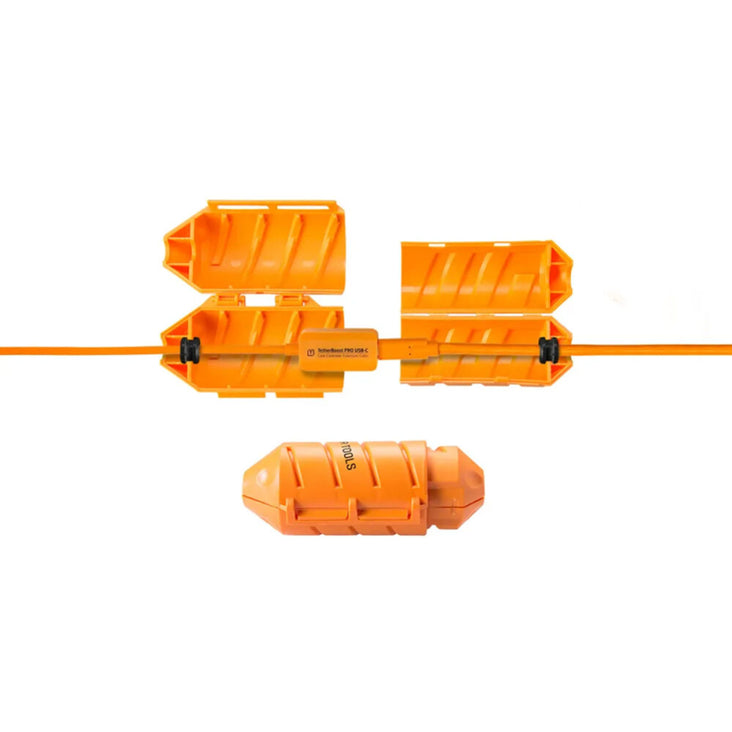 Tether Tools TetherBoost Pro USB-C to Micro-B Right-Angle Cable System (31', Orange)