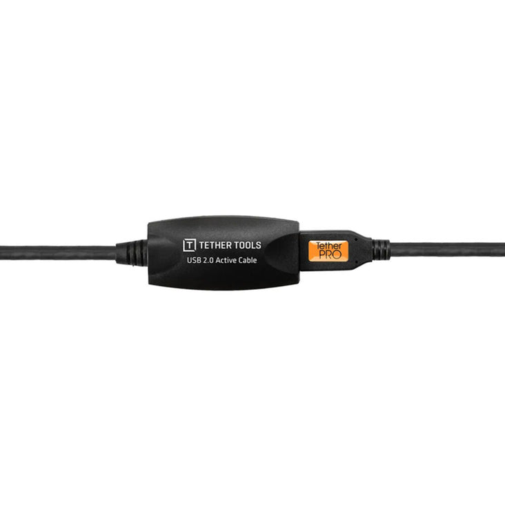 Tether Tools TetherPro USB 2.0 Active Extension Cable (16', Black)