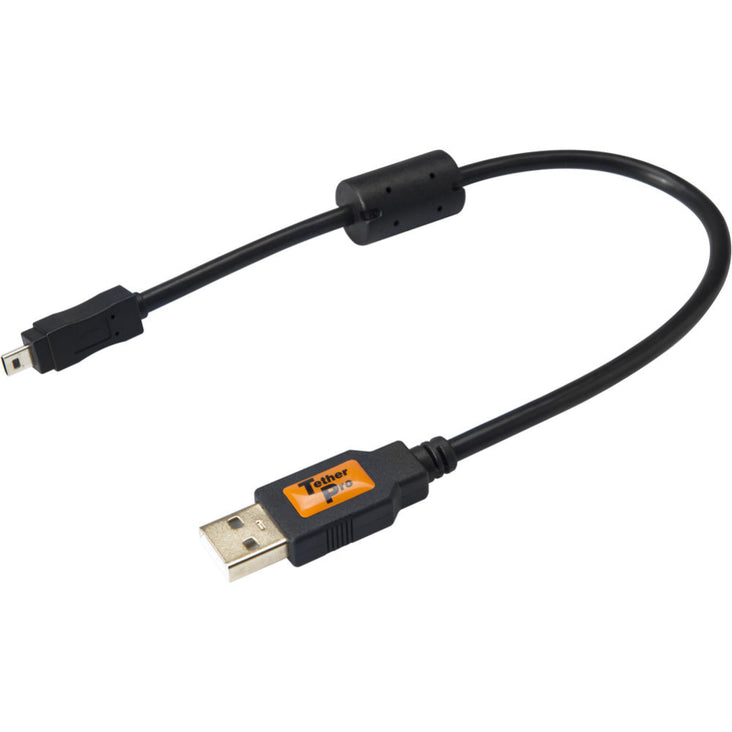 Tether Tools TetherPro USB-A 2.0 to Mini-B 8-Pin Cable (1')