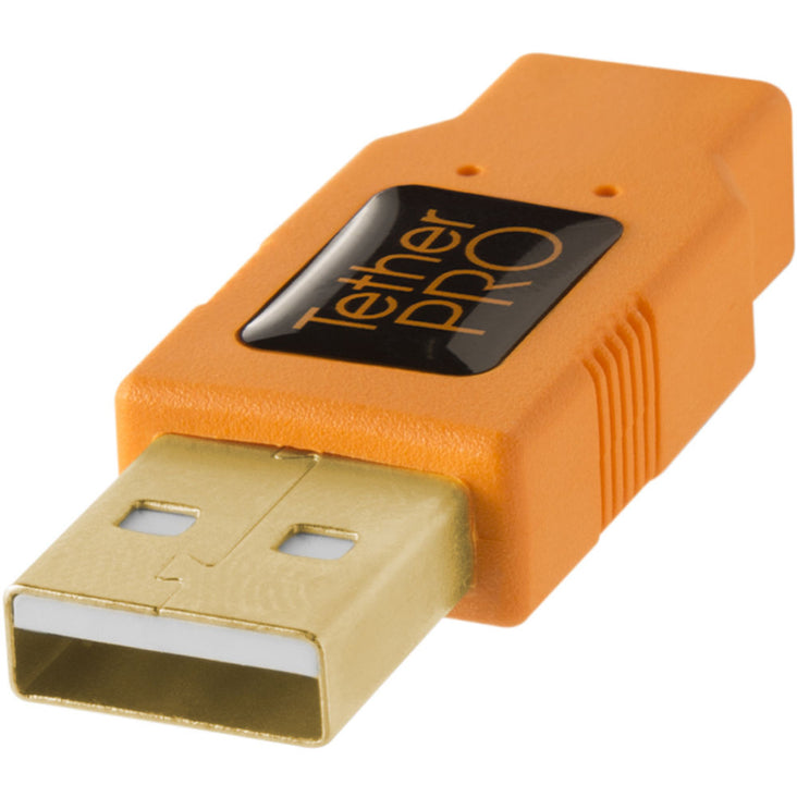 Tether Tools TetherPro USB-A 2.0 to Mini-B 8-Pin Cable (1')