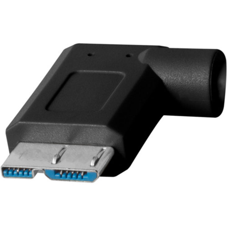 Tether Tools TetherPro USB Type-C Male to Micro-USB 3.0 Type B Male Cable (15', Black, Right-Angle)