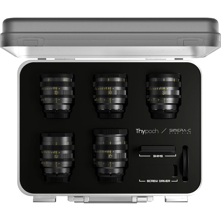 Thypoch Simera-C Cine 5-Lens Kit for Sony E - Full Frame