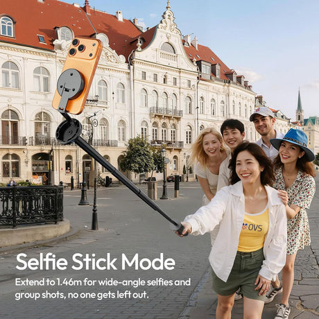 Ulanzi MT85 150cm Auto-Pop Magnetic Selfie Stick & 4-Leg Tripod
