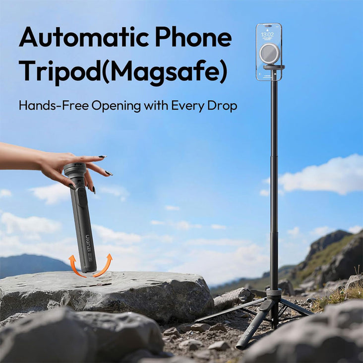 Ulanzi MT85 150cm Auto-Pop Magnetic Selfie Stick & 4-Leg Tripod