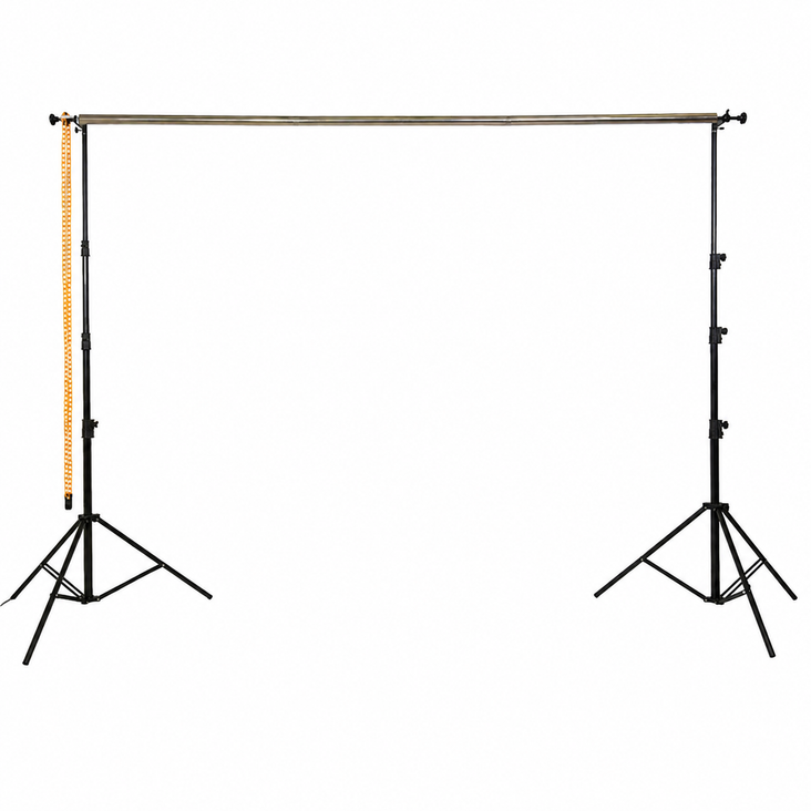 Ultimate 3.0M x 4.0M Heavy-Duty Professional Backdrop Support with Stainless Steel and Expan Drive - Bundle