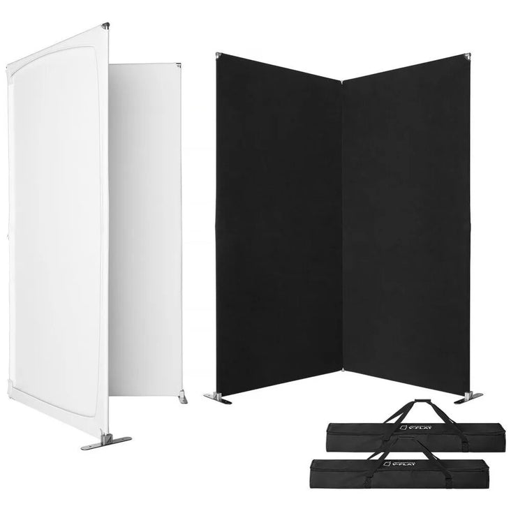 Westcott V-Flat 2 Pack White & Black