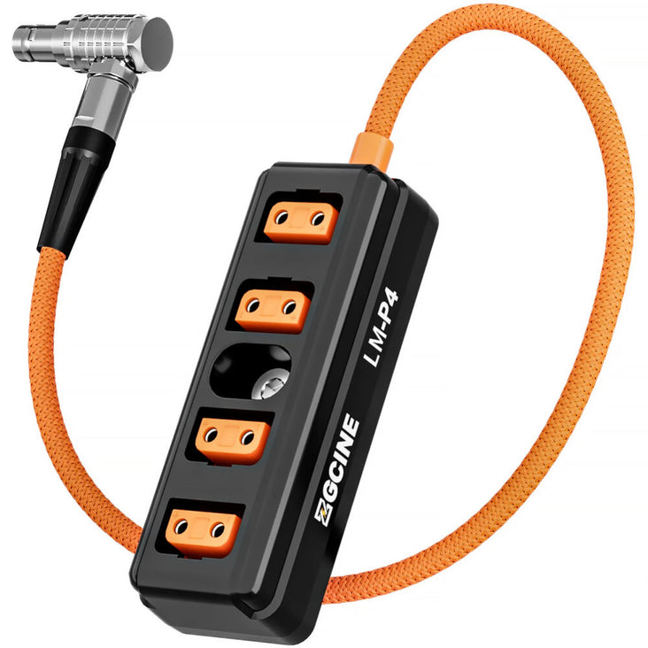 ZGCine Lemo 2Pin Male to 4 Dtap Port Splitter Adapter