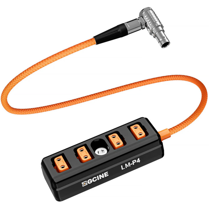 ZGCine Lemo 2Pin Male to 4 Dtap Port Splitter Adapter