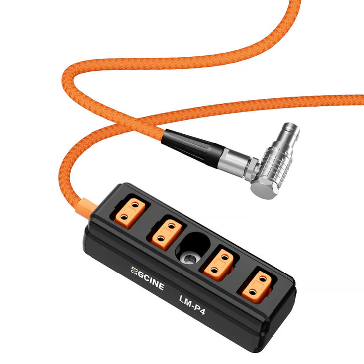 ZGCine Lemo 2Pin Male to 4 Dtap Port Splitter Adapter