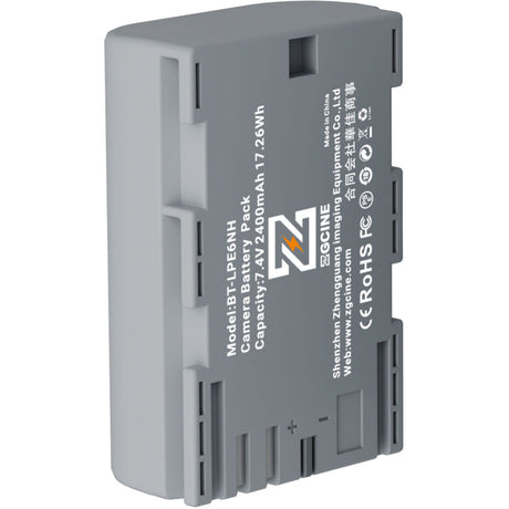 ZGCine LP-E6NH Camera Battery (2400mAh)