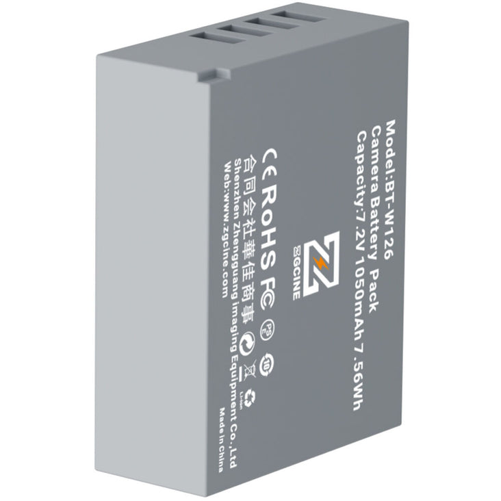 ZGCine NP-W126S Camera Battery (1050mAh)