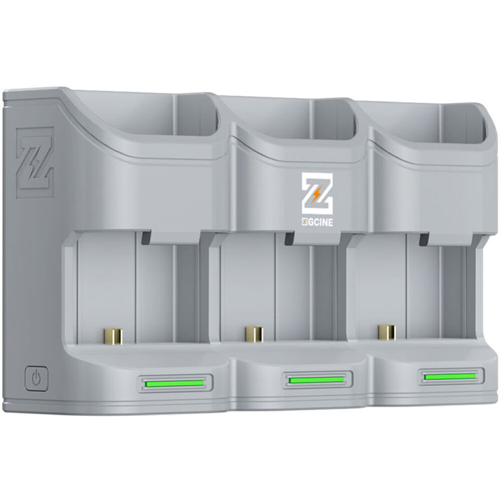 ZGCine PC3-LPE6 Travel Charging Case for LP-E6/N/NH/E6P Batteries (Grey)