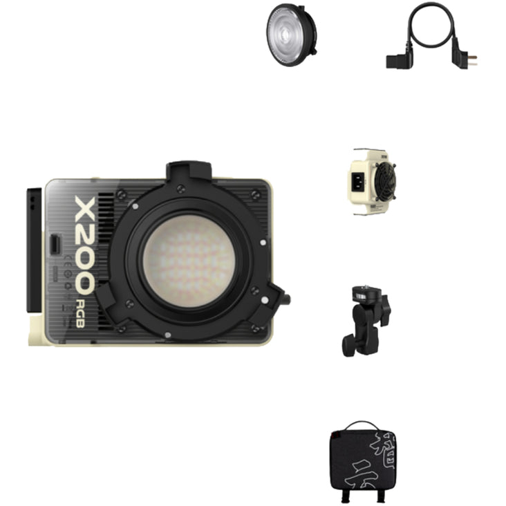 Zhiyun MOLUS X200 200W RGB COB Light - Standard Kit