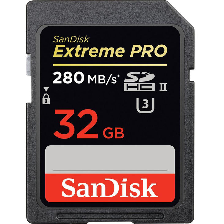 Sandisk Extreme PRO SDHC CLASS U3 CARDS Read 280MB/s Write Speed 1667x