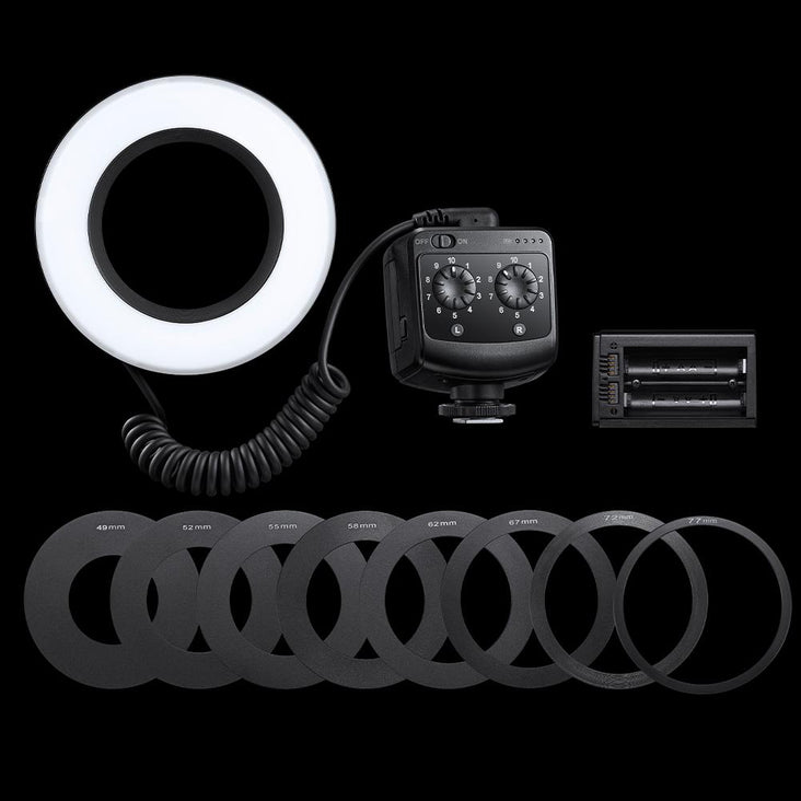 Godox RING72 Macro LED Ring Light with 8 Adapter Rings for Canon Nikon Sony UK e Godox RING72 Macro LED Ring Light with 8 Adapter Rings for Canon Nikon Sony UK e