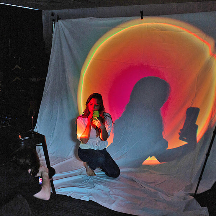 'Dream Light' 3" / 7.6cm Rainbow TikTok & Instagram Projector