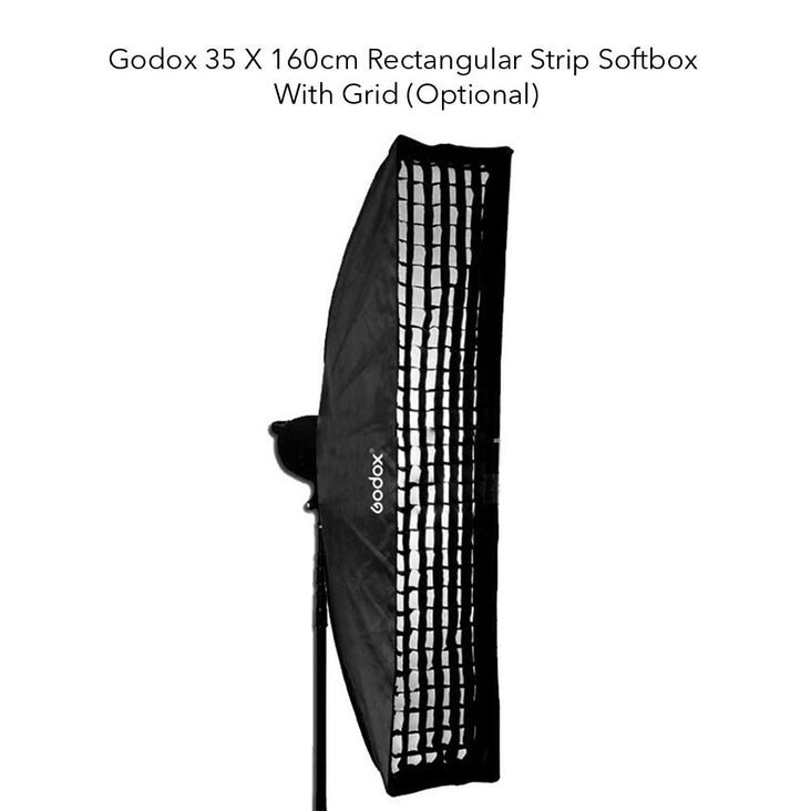 Jinbei 3x EF200 V (600W) Continuous LED Photo & Video Lighting Kit
