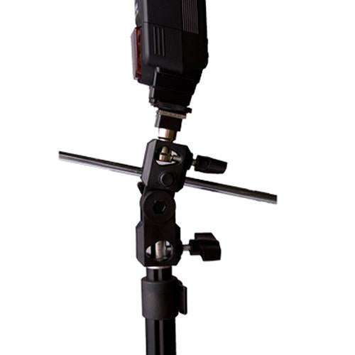 Standard Off Camera Flash (OCF) Double Umbrella with tilt mount Kit for Speedlites (Speedlite Excluded)
