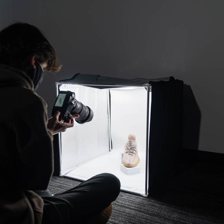 60cm 'STUDIO STAR' Foldable Product Photography LED Lighting Box