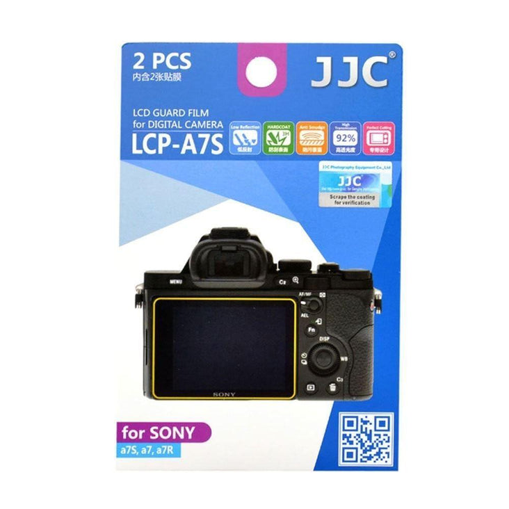 JJC LCP-A7S LCD Screen Film Protector for Sony A7S A7 A7R 2 Pack