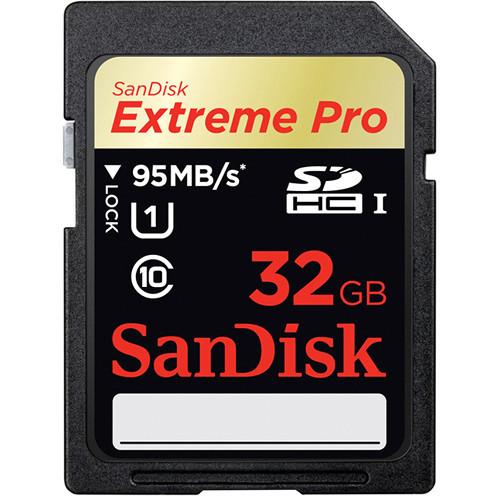 SanDisk EXTREME® PRO SDHC CLASS 10 CARDS Read 95MB/s Write Speed 633x