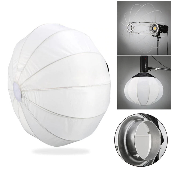 Jinbei 85cm Collapsible Lantern Softbox Softball Diffuser with Bowens Mount