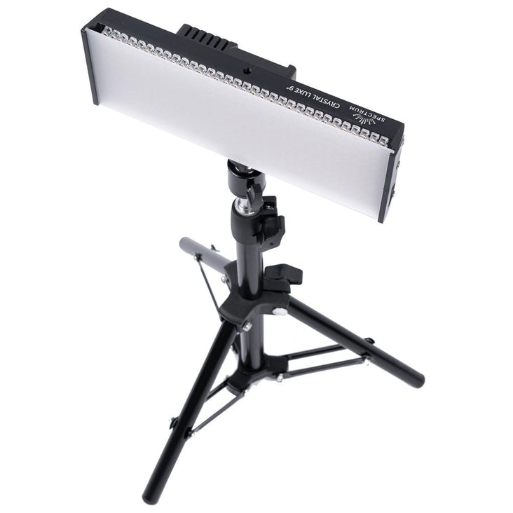 9" LED Photography Video Studio Lighting Kit - 2x 'DUO' Crystal Luxe With Desk Stands