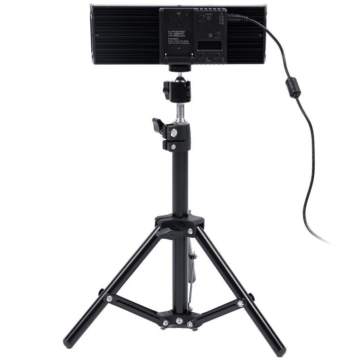 9" LED Photography Video Studio Lighting Kit - 2x 'DUO' Crystal Luxe With Desk Stands