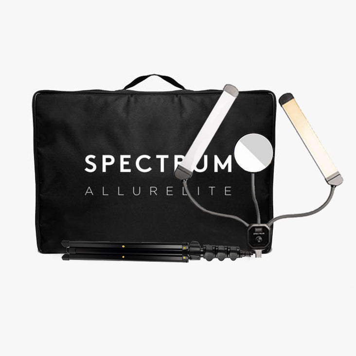 Spectrum "ALLURELITE"  Lash and Brow Specialist Pro Beauty LED Industry Duo Lighting Kit