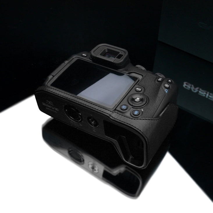 Gariz XS-CHEOSRPBK Black Leather Camera Half Case for Canon EOS RP