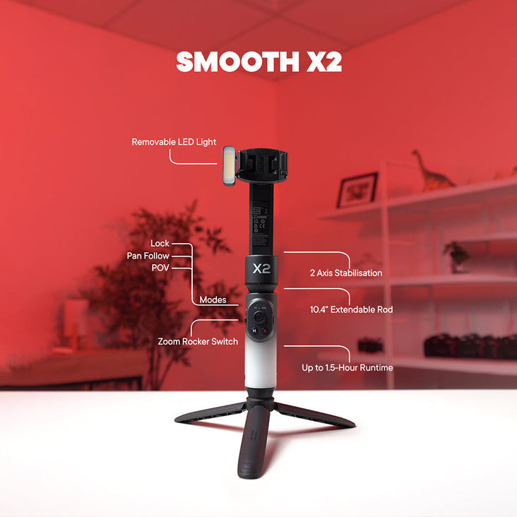 Zhiyun-Tech Smooth-X2 Black Combo 2-Axis Handheld Gimbal