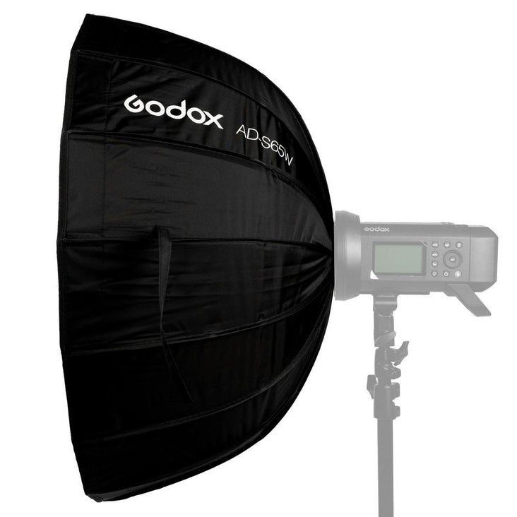 Godox AD-S65W 65CM Deep Parabolic White Interior Softbox w/ Grid For AD400Pro (Godox Mount)
