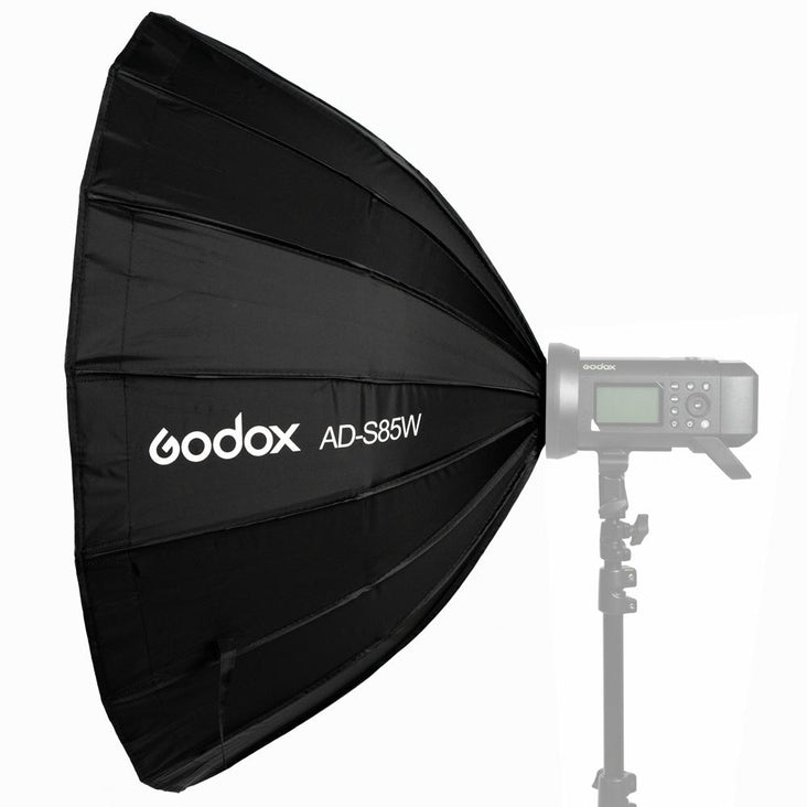 Godox 85CM AD-S85W Deep Parabolic White Interior Softbox w/ Grid For AD400Pro (Godox Mount)