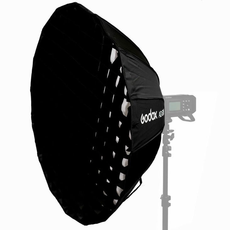 Godox 85CM AD-S85W Deep Parabolic White Interior Softbox w/ Grid For AD400Pro (Godox Mount)