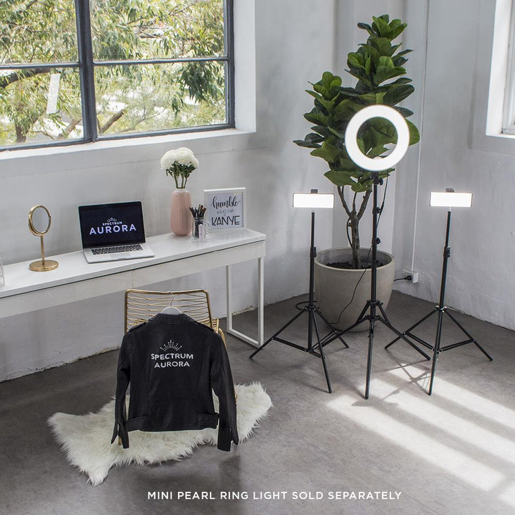 9" LED Photography Video DIY Studio Lighting Kit - 2x 'DUO' Crystal Luxe - Bundle