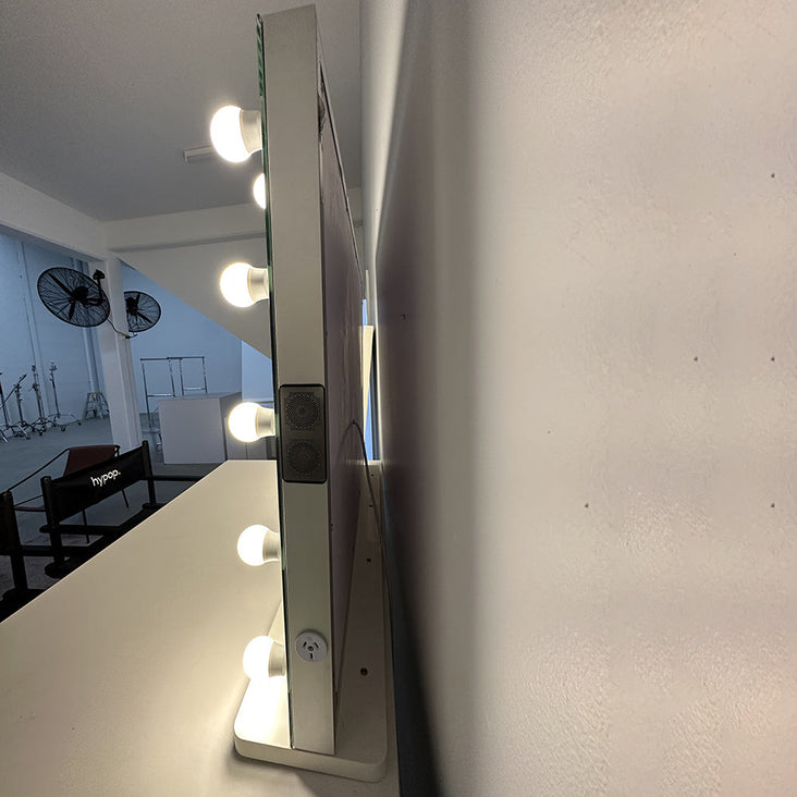 Hypop Hollywood Bluetooth Vanity XL LED Bulb Mirror 80cm x 110cm- White