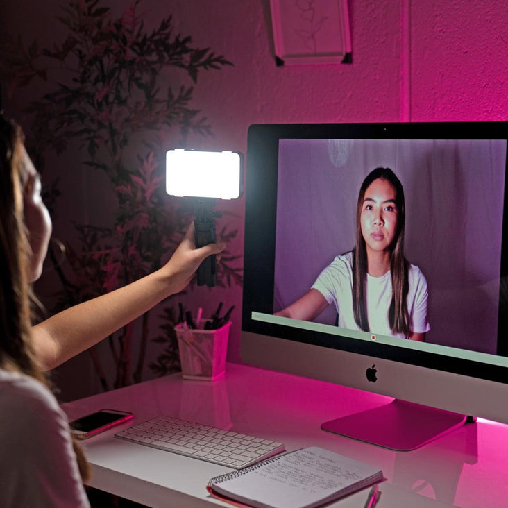 Pro LED Lighting 'Zoom' Video Conferencing Desk Kit - Single Pack - Bundle