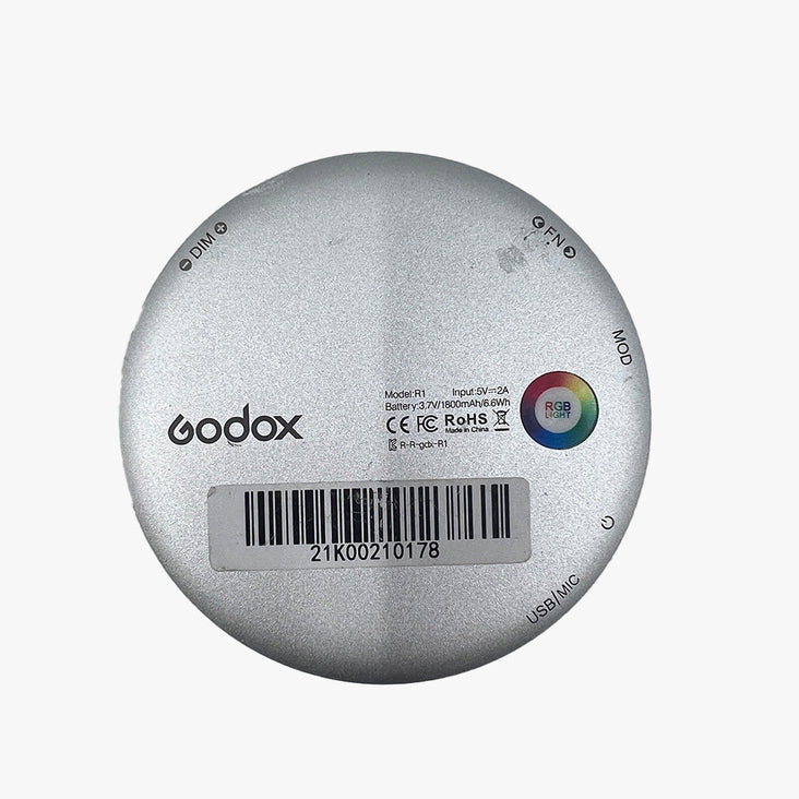 Godox R1 Round RGB LED Mini Creative Light (DEMO STOCK, BODY ONLY)