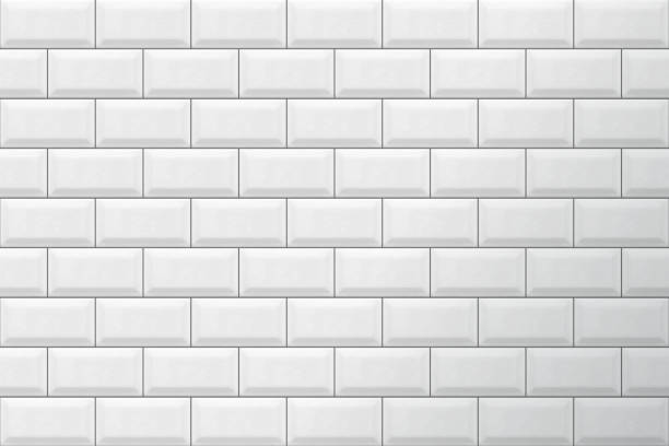 Flat Lay Instagram Backdrop - 'Coogee' White Subway Tiles (56cm x 87cm)
