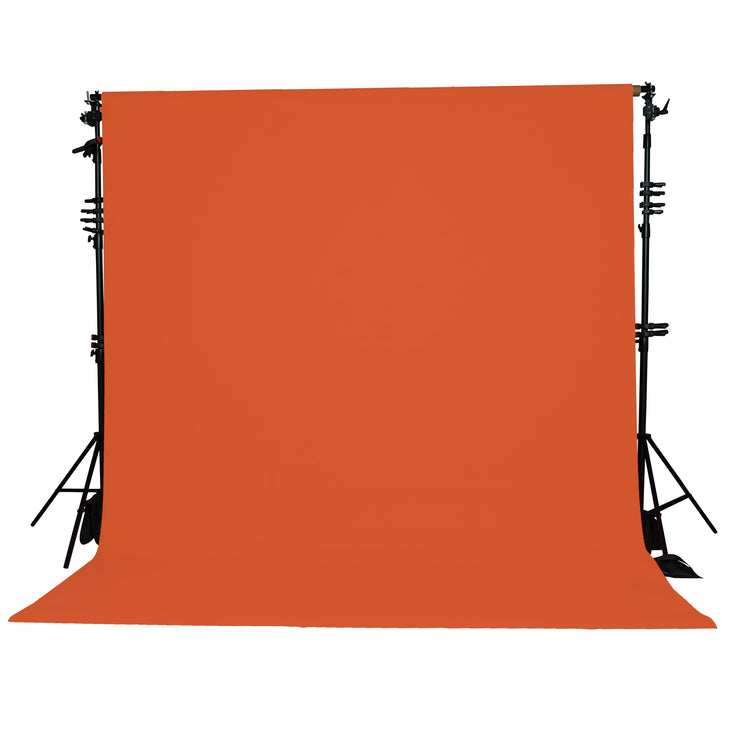 Spectrum Non-Reflective Full Paper Roll Backdrop (2.7 x 10M) - Sweet Papaya Orange