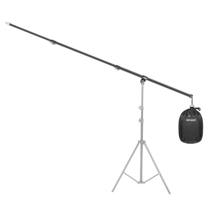 Adjustable 80cm-210cm Boom Arm Pole With Fillable Counter Weight