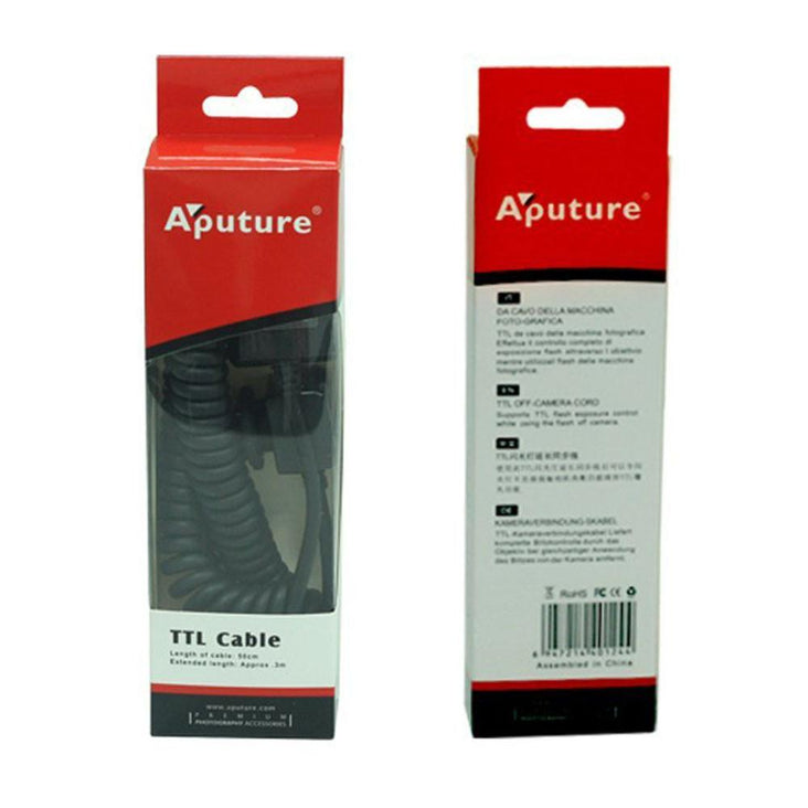 Aputure AP-TLN TTL Cable Off-Camera Sync Remote Flash Cord Cable Fit