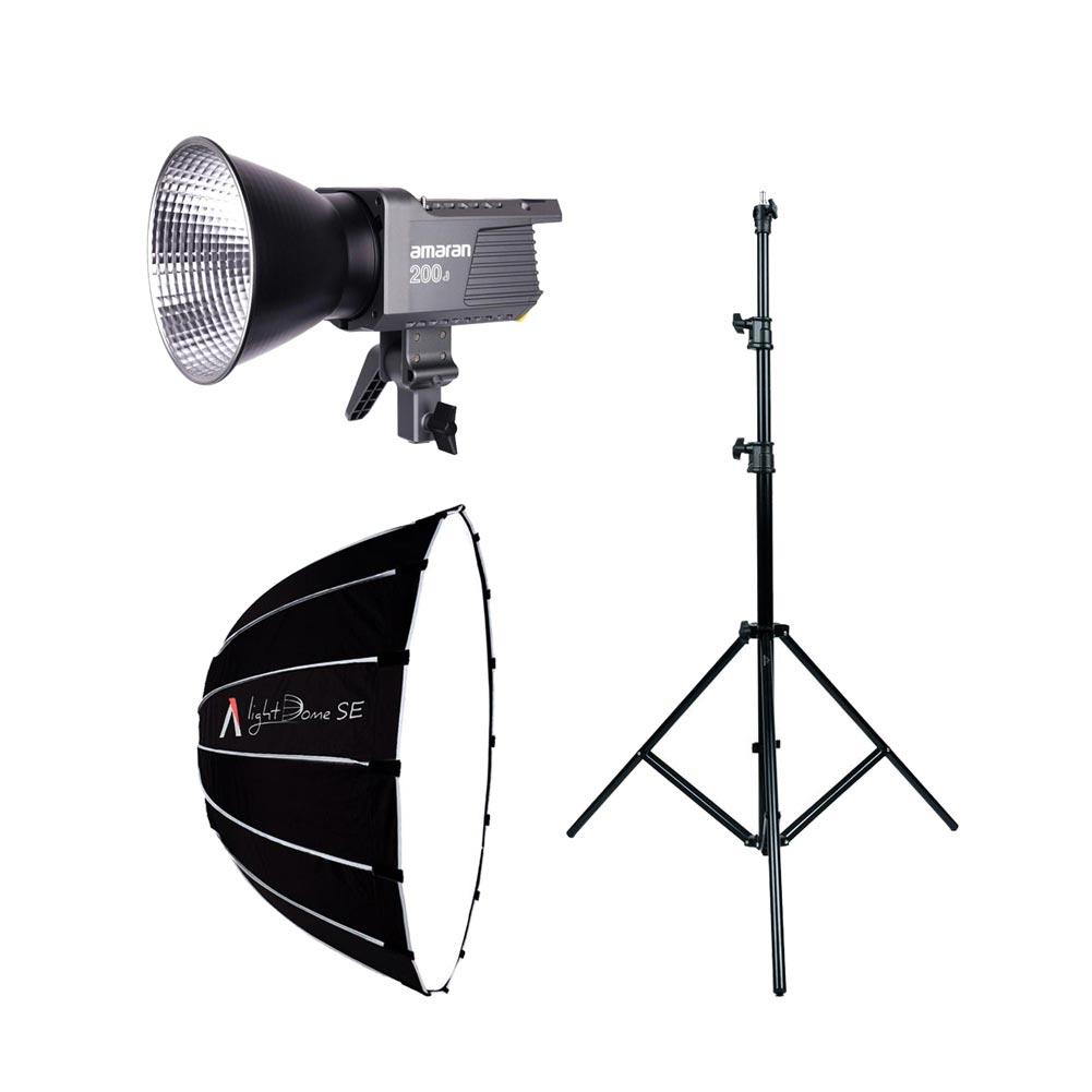 Aputure 200D All In One Kit Light Dome SE Softbox Light